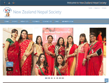 Tablet Screenshot of nznepalsociety.co.nz